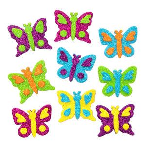 Vlinder Glitter Stickers van Foam