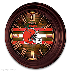 Cleveland Browns Wall Clock