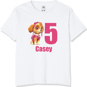 Personalised Sky Paw Patrol T-shirt