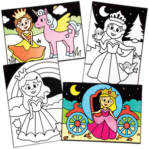 Inkleurbare prinsessen met Fluweel