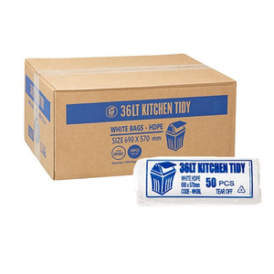 Kitchen Tidy Bin Liner 36 Litre White - 1000 / CARTON