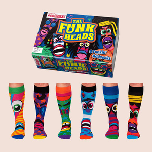 United Oddsocks The Funkheads Sock Gift Box for Men