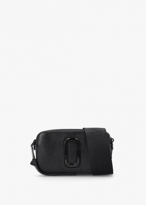 Women's The Snapshot Dtm Black Leather Camera Bag In Black