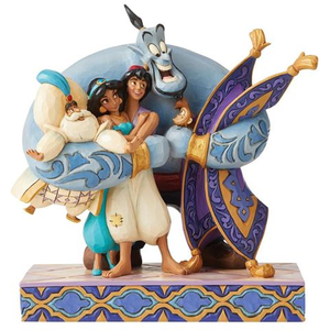 Disney - Aladdin Group Hug Genie w/Beard Figurine