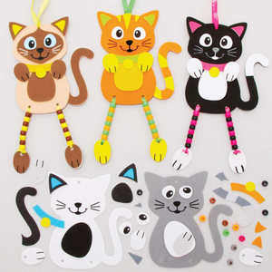 Katten met Wiebel Benen Decoraties