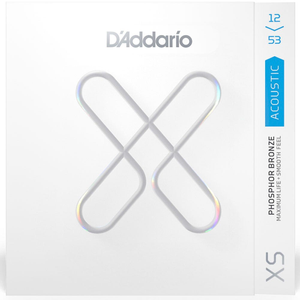 D'Addario XS Coated Acoustic Phosphor Bronze Strings - Light Set (12-53)