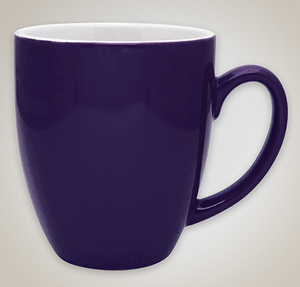 16 oz. Two-Tone Bistro Mug - Midnight Blue