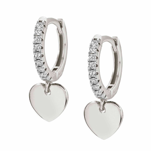 Nomination CHIC&CHARM Heart Crystal Huggie Hoops 148604/001