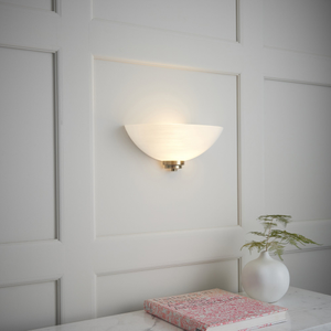 WELLES-1WBAB 1 Light Wall Light In Antique Brass