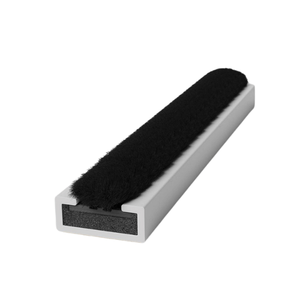 Pyroplex Fire & Smoke Seal Intumescent Strip, Brush, 10mm x 4mm x 2.1m, White