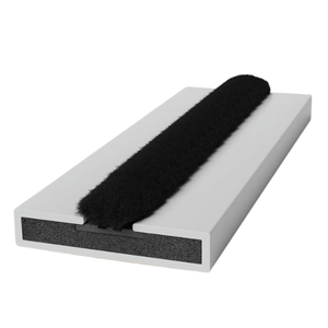 Pyroplex Fire & Smoke Seal Intumescent Strip, Brush, 20mm x 4mm x 2.1m, White