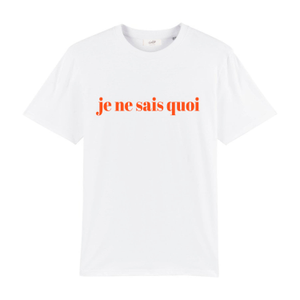 Je Ne Sais Quoi Retro Slogan T-Shirt (M)