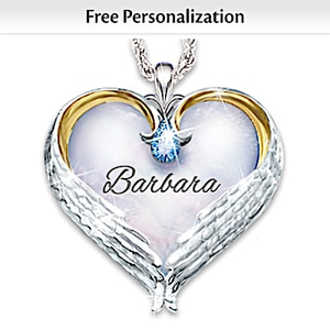 Birthstone Always In My Heart Personalized Pendant Necklace