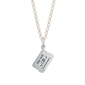 Silver Mix Tape Necklace