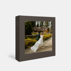 Large Square Leather Photo Album