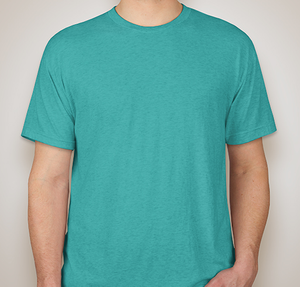 Next Level Tri-Blend T-shirt - Tahiti Blue