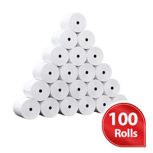100 Bulk Rolls 80x80mm Thermal Paper Cash Register Receipt Roll