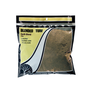Woodland Scenics T50 Earth Blend Fine Turf Bag Scenic Brush Foliage Landscaping