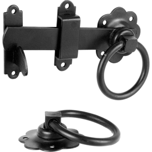 Ring Gate Latch - Antique Black - Hardware Solutions
