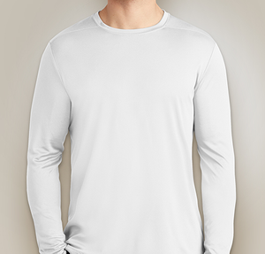 Sport-Tek UPF 50 Long Sleeve Performance Shirt - White