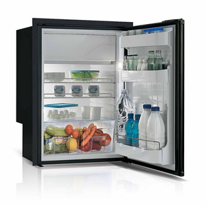 4.2 cubic foot Black Refrigerator with Freezer