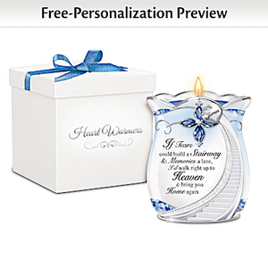 Loving Memories Personalized Candleholder