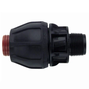 Philmac Rural End Connector Poly x Male BSP Thread Pipe Fitting - 50mm x 50mm (2″ x 2″)