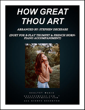 How Great Thou Art (Bb-Trumpet & French Horn) - Brass Duet
