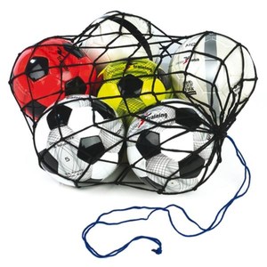 Precision Football Net Ball Bag (12 BALLS) - BLACK