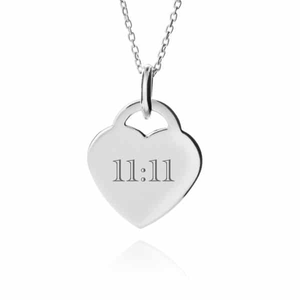 11:11 Heart Necklace