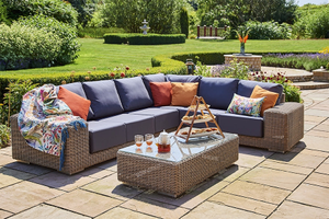 Kensington Rattan Modular Sofa Set L