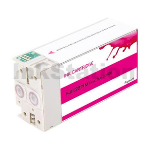 Compatible for Epson SJIC22P(M) Magenta Ink Cartridge C33S020582 for TM-C3500