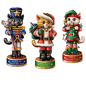 A Meowwy Little Christmas Sculpture Collection