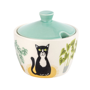 Cat Sugar Bowl With Lid