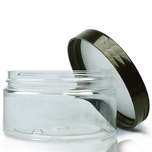 100ml Wide Neck Screw Top Jar & 70mm Screw Cap - Black