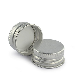 24mm Aluminium Screw Cap - Silver