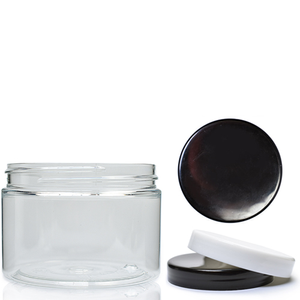 150ml Wide Neck Screw Top Jar & 70mm Screw Cap - White