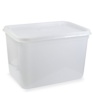 4 ltr Natural Ice Cream Tub With Lid (IP)