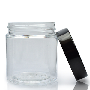 75ml Cylindrical Plastic Jar & 48mm Screw Cap - White