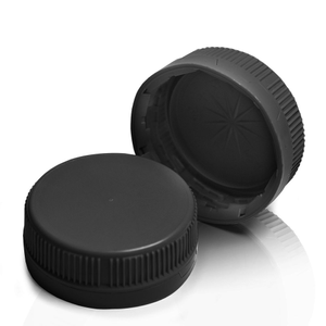 38mm T/E Juice Bottle Cap (D) - Black