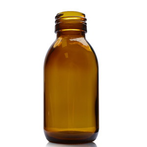 100ml Amber Glass Sirop Bottle (No Cap)