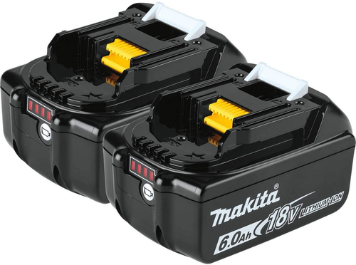 Makita MAK-197429-0 18V 6Ah Li-Ion Battery BL1860B (2-Pack