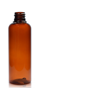 100ml 30% PCR 'Boston' Amber Plastic Bottle (No Cap)