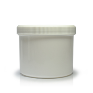 500ml White Screw Top Jar With 100mm Screw Lid