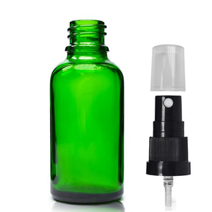 30ml Green Glass Dropper Bottle & Atomiser Spray
