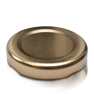 43mm Metal Twist-Off Lids - Gold