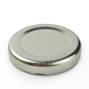 48mm Metal Twist-Off Lids - Silver