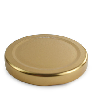 63mm Metal Twist-Off Lids - Gold