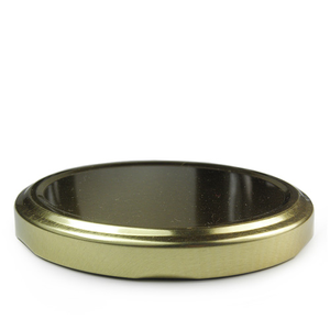 82mm Metal Twist-Off Lids - Gold
