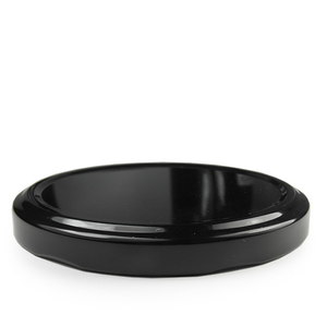 82mm Metal Twist-Off Lids - Black